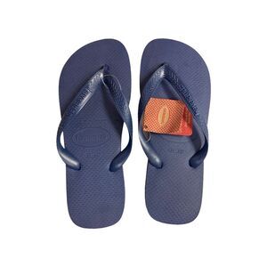 Havaianas Unisex Cushioned Footbed Original Slim Thong Flip Flops - Navy